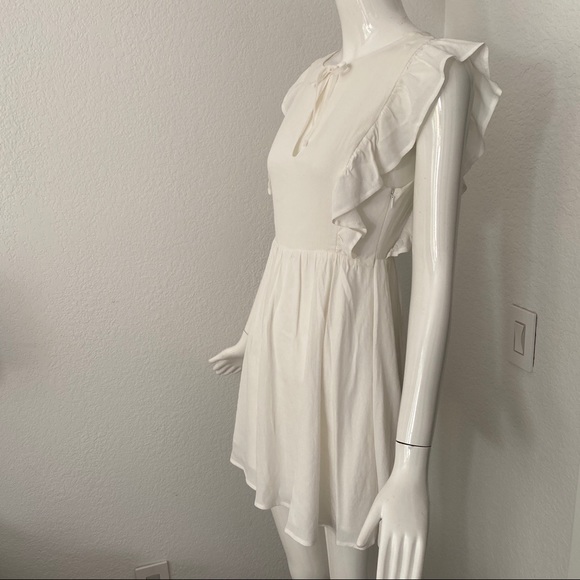 For love & lemons white ruffle dress - Picture 6 of 10